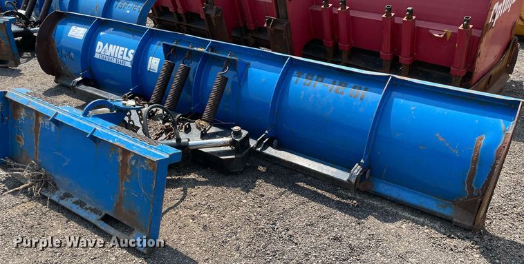 image for item DS8899 Daniels  skid steer snow plow