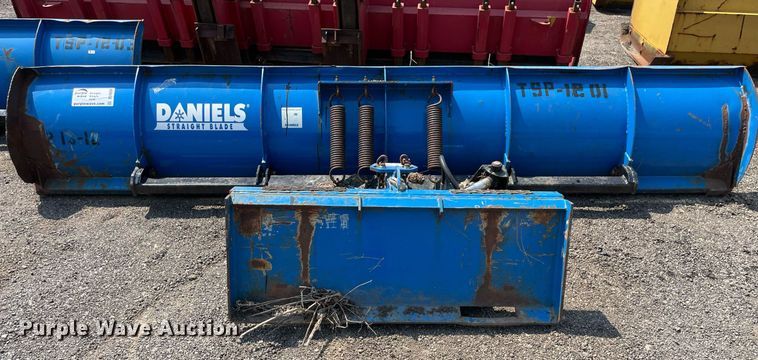 image for item DS8899 Daniels  skid steer snow plow