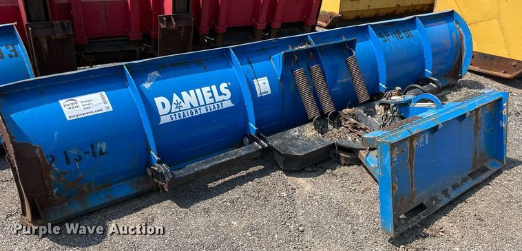 image for item DS8899 Daniels  skid steer snow plow