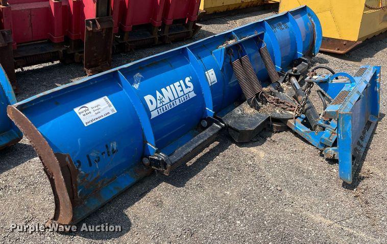 image for item DS8899 Daniels  skid steer snow plow