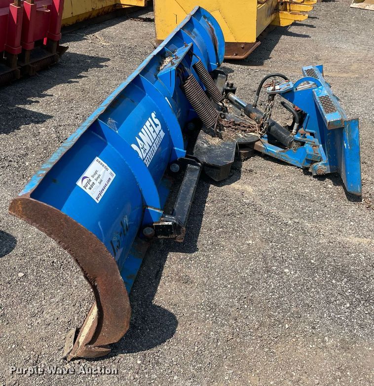 image for item DS8899 Daniels  skid steer snow plow