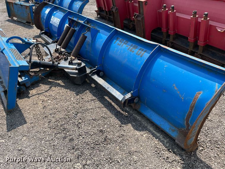 image for item DS8899 Daniels  skid steer snow plow