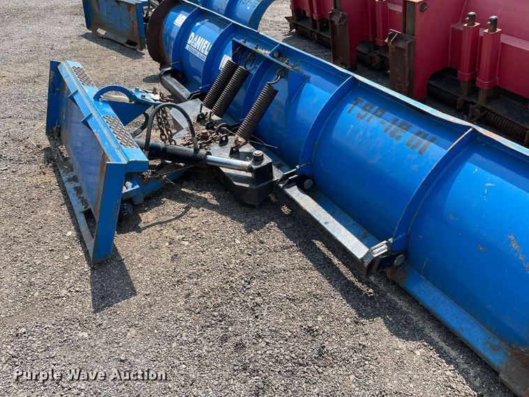 image for item DS8899 Daniels  skid steer snow plow