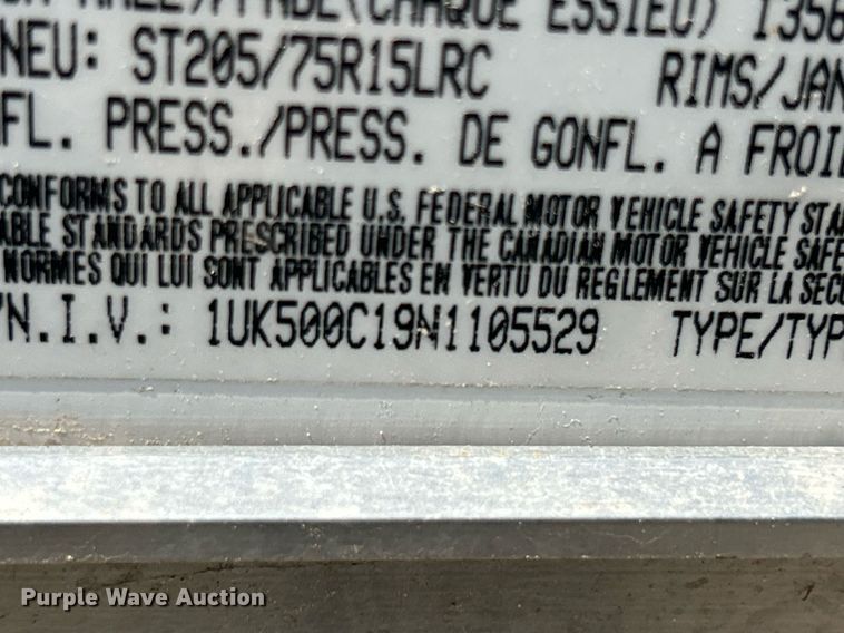 image for item DS8900 2022 Interstate SFC58SAFS  enclosed cargo trailer