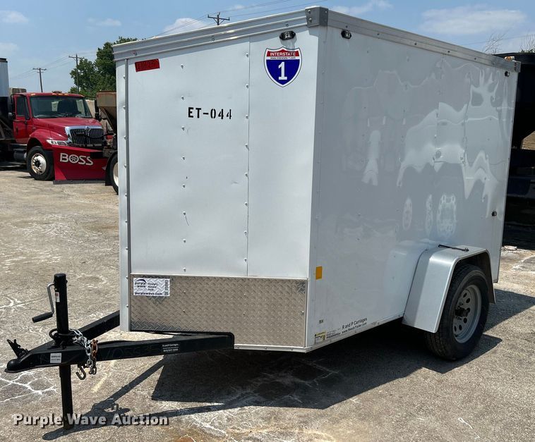 image for item DS8903 2022 Interstate SFC58SAFS  enclosed cargo trailer