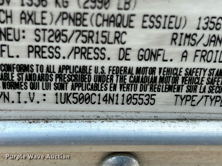 image for item DS8903 2022 Interstate SFC58SAFS  enclosed cargo trailer