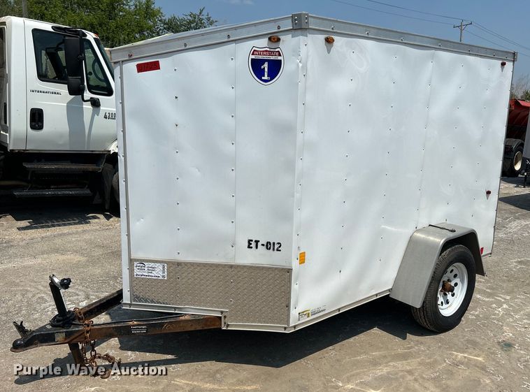 image for item DS8904 2021 Interstate SFC58SAFS  enclosed cargo trailer