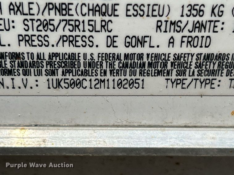 image for item DS8904 2021 Interstate SFC58SAFS  enclosed cargo trailer