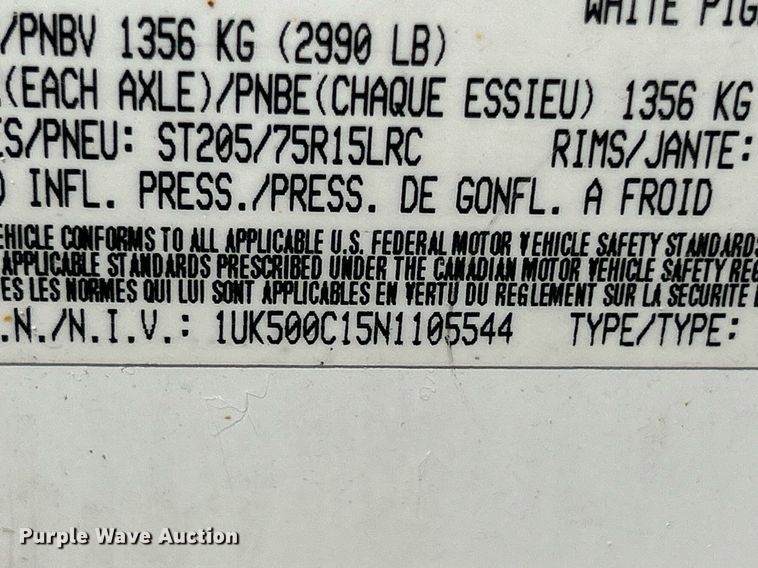 image for item DS8906 2022 Interstate SFC58SAFS  enclosed cargo trailer