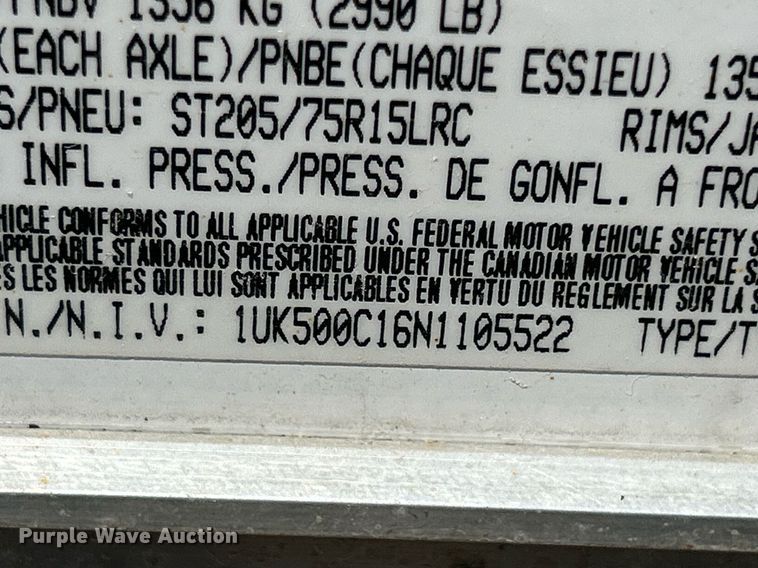 image for item DS8908 2022 Interstate SFC58SAFS  enclosed cargo trailer