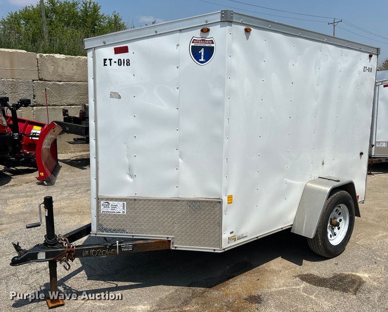 image for item DS8909 2021 Interstate SFC58SAFS  enclosed cargo trailer