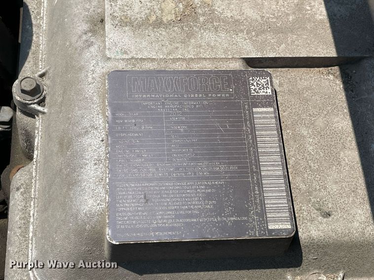 image for item DS8912 2012 International TranStar 8600  spreader truck