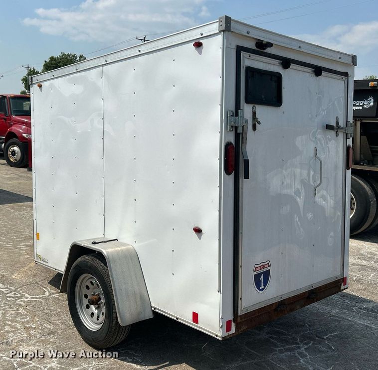 image for item DS8919 2021 Interstate SFC58SAFS  enclosed cargo trailer