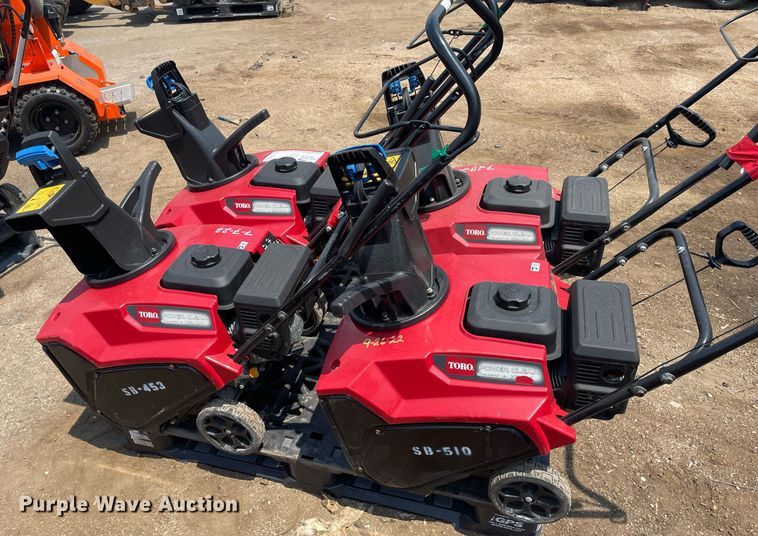 image for item DS8920 (4) Toro Power Clear snow blowers