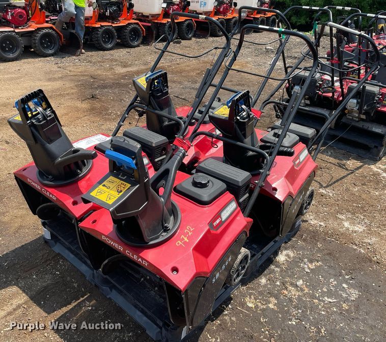image for item DS8921 (4) Toro Power Clear snow blowers