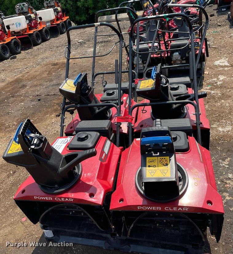 image for item DS8921 (4) Toro Power Clear snow blowers