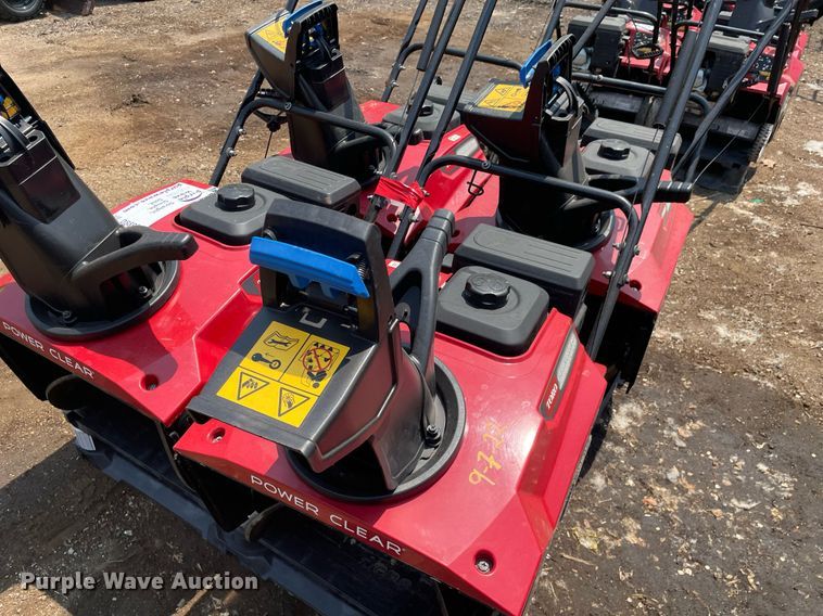 image for item DS8921 (4) Toro Power Clear snow blowers