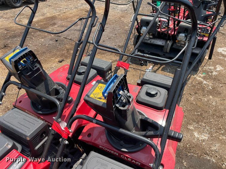 image for item DS8921 (4) Toro Power Clear snow blowers