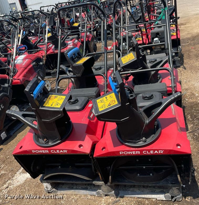 image for item DS8922 (4) Toro Power Clear snow blowers