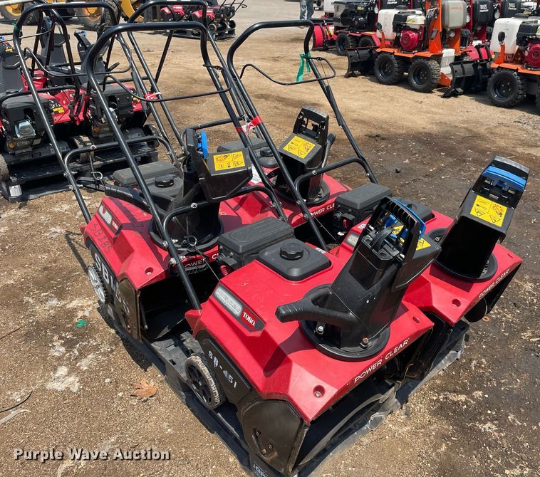 image for item DS8922 (4) Toro Power Clear snow blowers