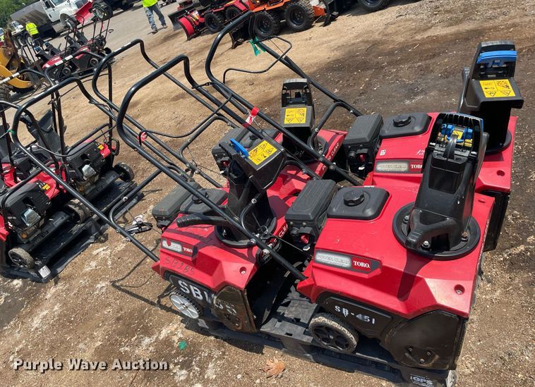 image for item DS8922 (4) Toro Power Clear snow blowers