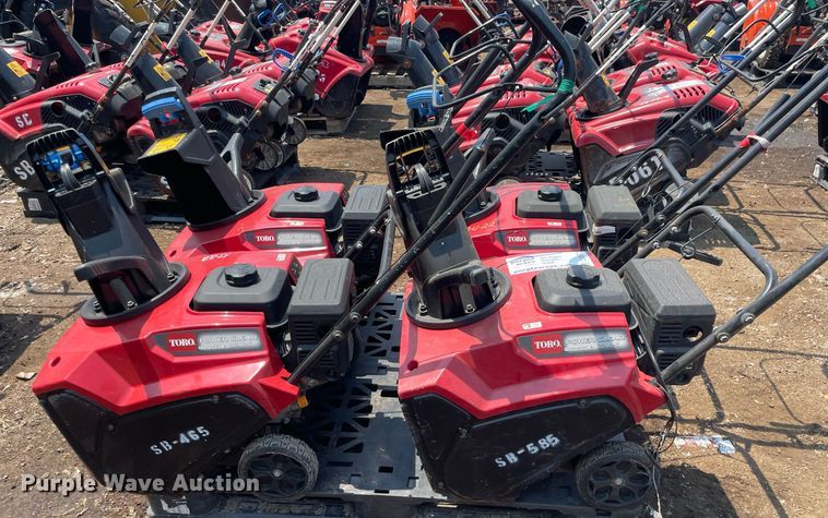 image for item DS8922 (4) Toro Power Clear snow blowers