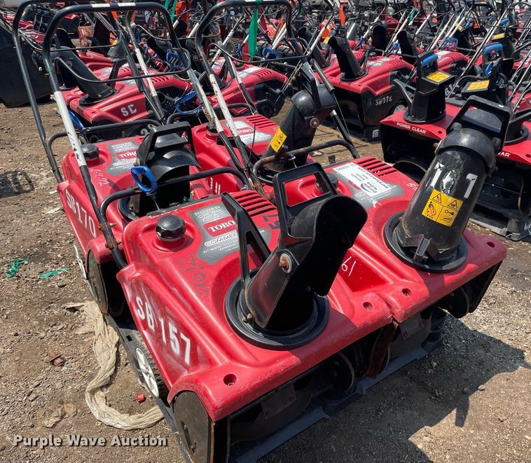 image for item DS8923 (4) Toro Power Clear snow blowers