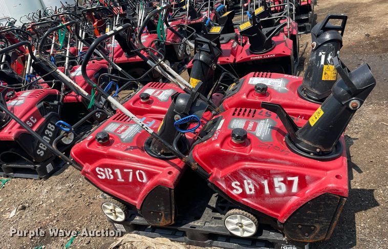 image for item DS8923 (4) Toro Power Clear snow blowers