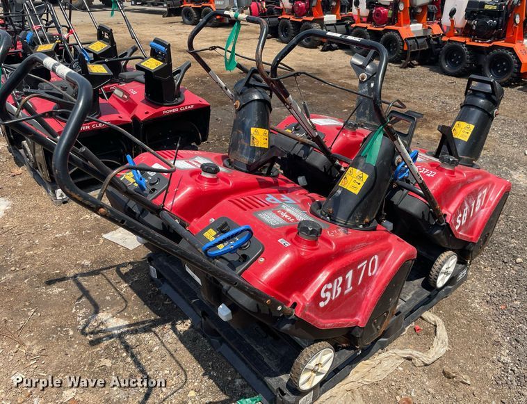 image for item DS8923 (4) Toro Power Clear snow blowers