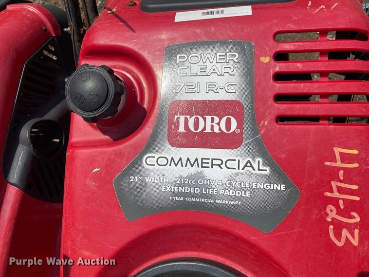 image for item DS8923 (4) Toro Power Clear snow blowers