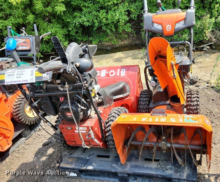 image for item DS8926 (2) two stage snow blowers