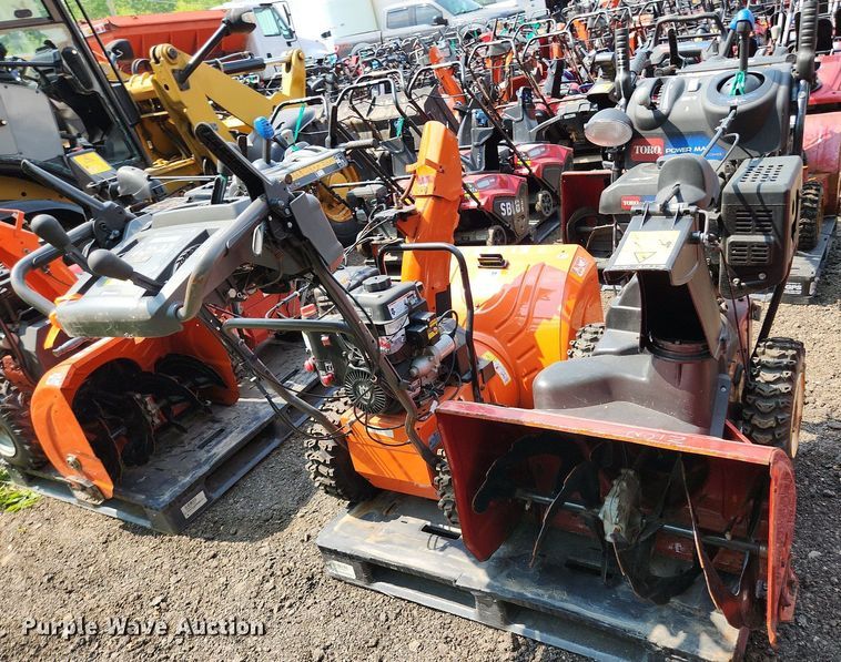 image for item DS8926 (2) two stage snow blowers