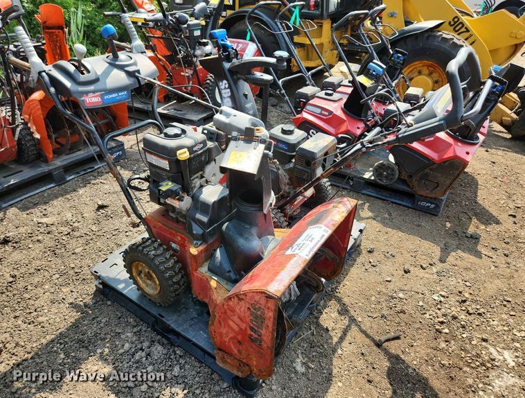 image for item DS8928 (2) two stage snow blowers