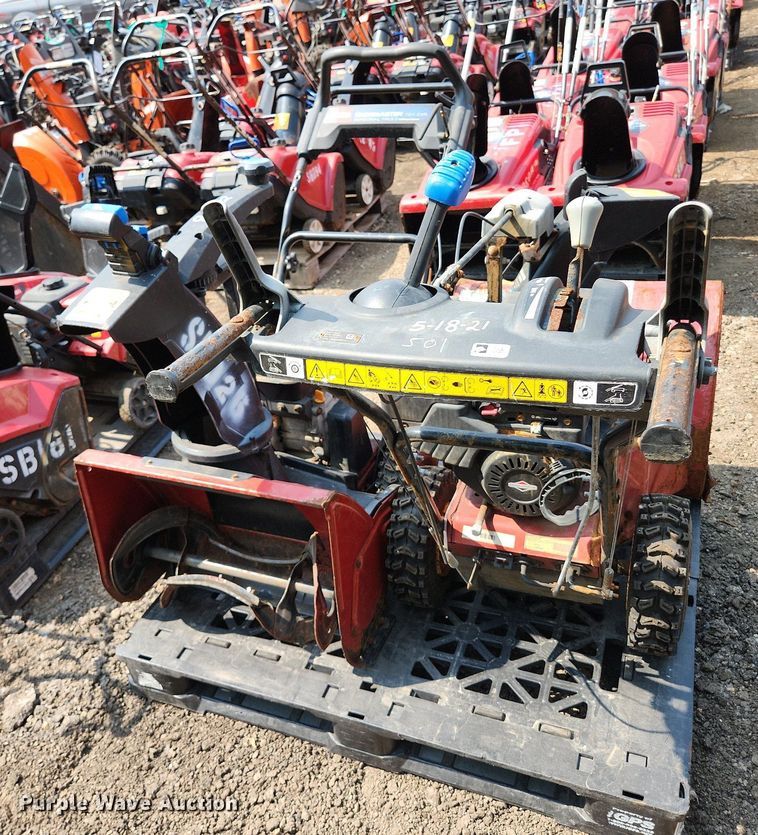 image for item DS8928 (2) two stage snow blowers