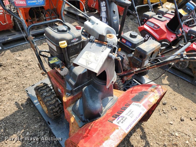 image for item DS8928 (2) two stage snow blowers