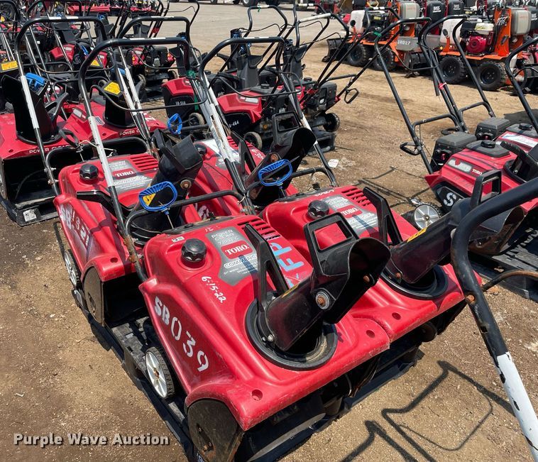 image for item DS8930 (4) Toro Power Clear snow blowers