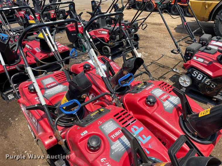 image for item DS8930 (4) Toro Power Clear snow blowers