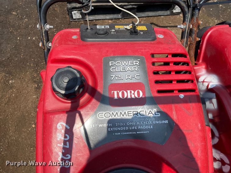 image for item DS8930 (4) Toro Power Clear snow blowers