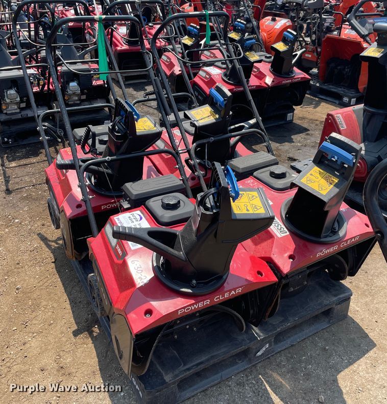 image for item DS8932 (4) Toro Power Clear snow blowers