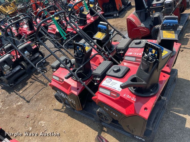 image for item DS8932 (4) Toro Power Clear snow blowers