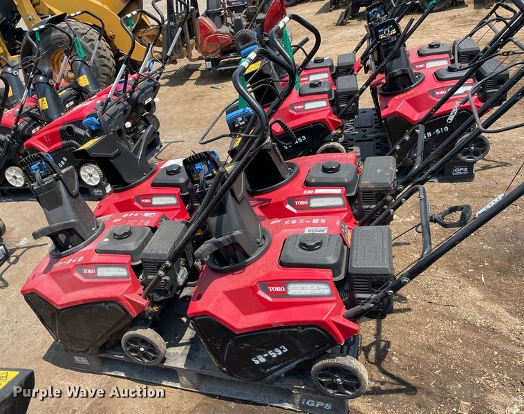 image for item DS8932 (4) Toro Power Clear snow blowers