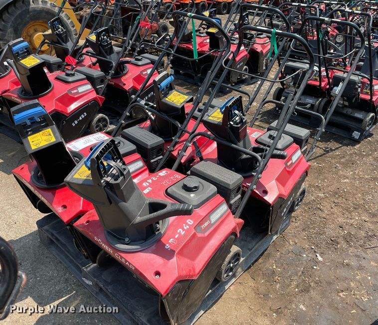 image for item DS8932 (4) Toro Power Clear snow blowers