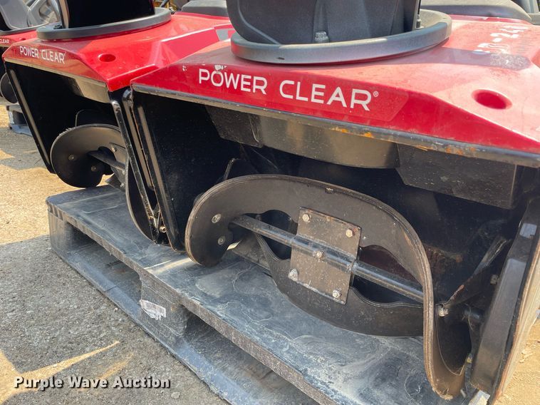 image for item DS8932 (4) Toro Power Clear snow blowers