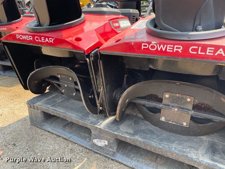 image for item DS8932 (4) Toro Power Clear snow blowers