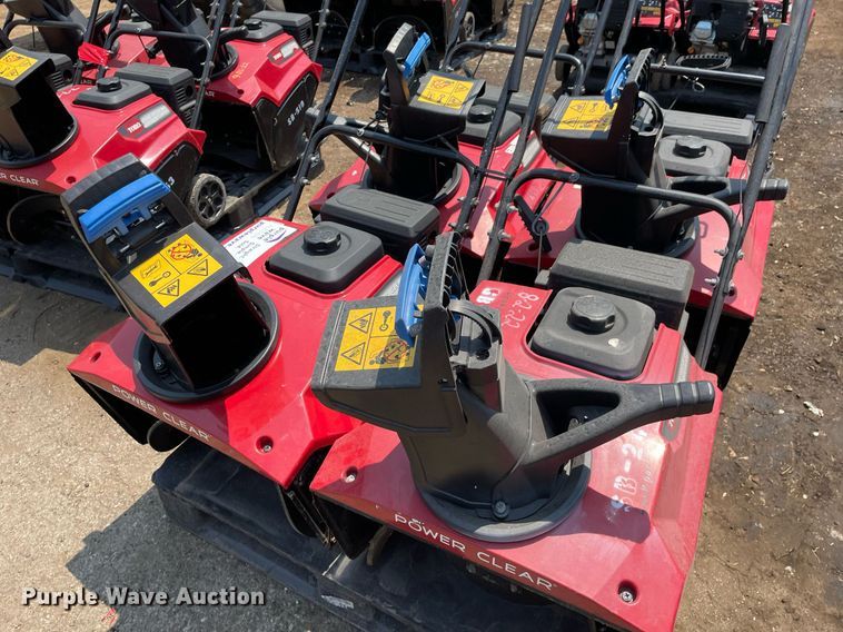 image for item DS8932 (4) Toro Power Clear snow blowers