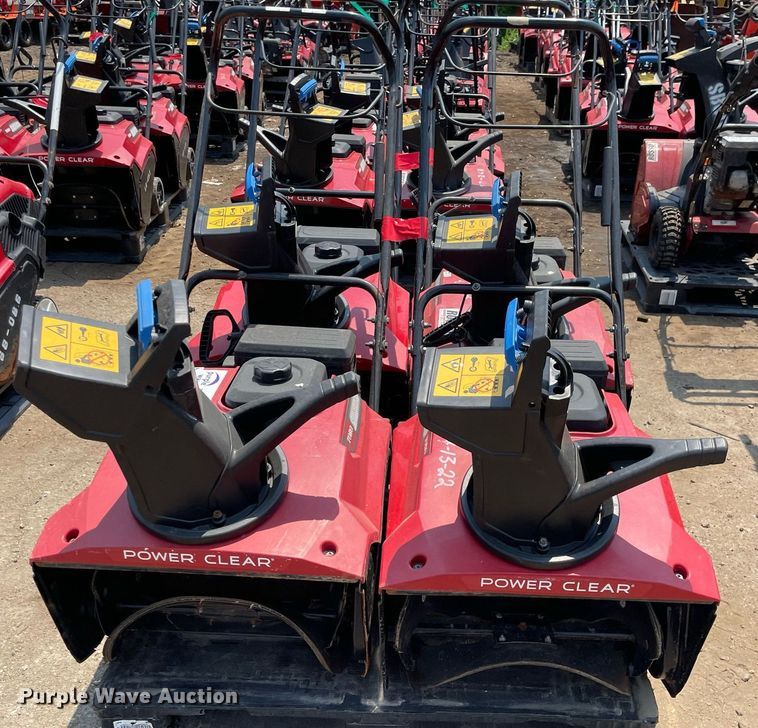 image for item DS8933 (4) Toro Power Clear snow blowers