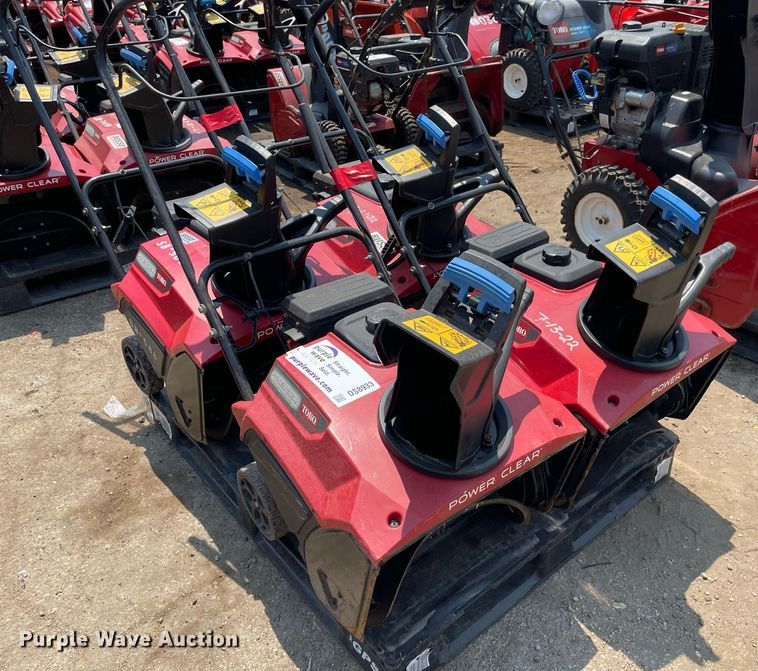 image for item DS8933 (4) Toro Power Clear snow blowers