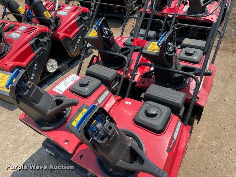image for item DS8933 (4) Toro Power Clear snow blowers