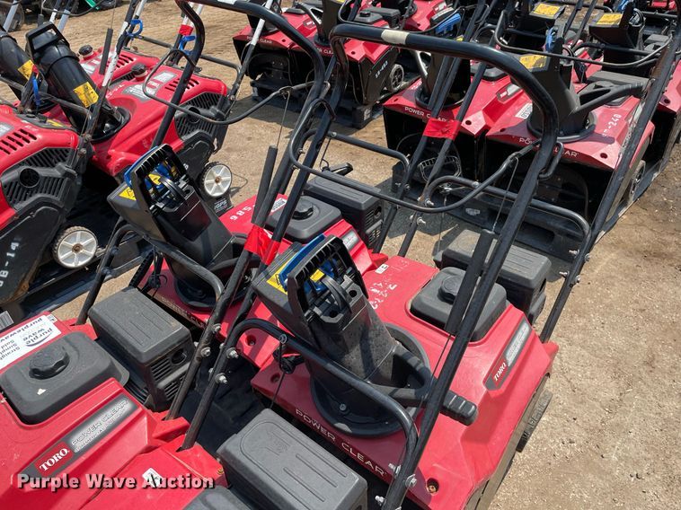 image for item DS8933 (4) Toro Power Clear snow blowers