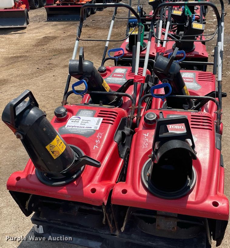 image for item DS8934 (4) Toro Power Clear snow blowers